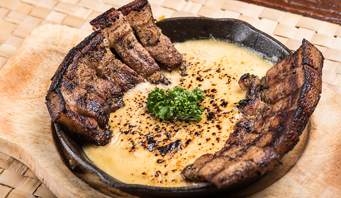 Liempo Queso Fundido at Kartilya