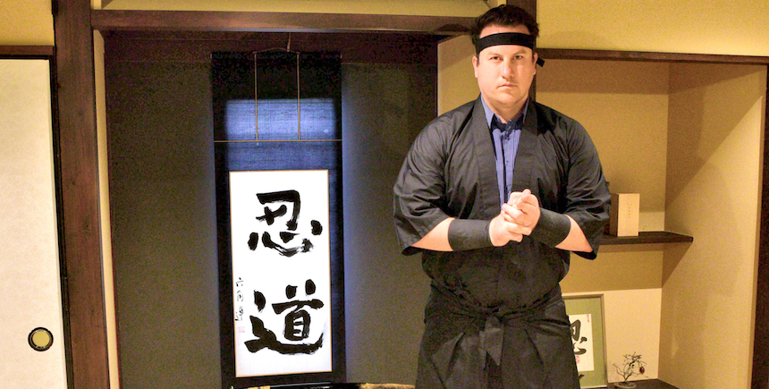 Writer Ronan O'Connell is ninja for a day in Kyoto
