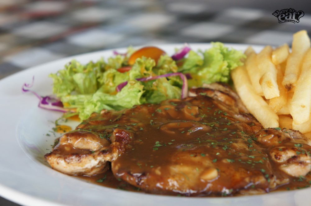 Ranch Chicken Chop with Mushroom Sauce