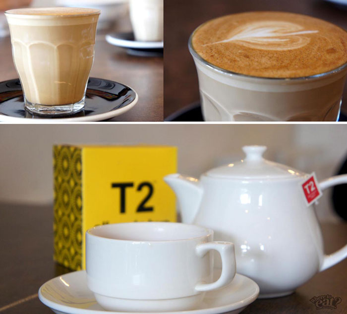 Cortado, Magic, Red Fancy Fruit Tea by Pot societe-canteen-drinks
