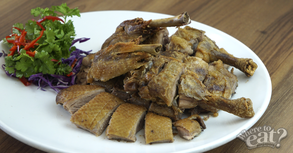 Crispy Herbal Duck