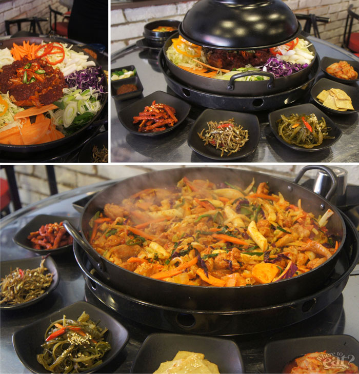 Marinated Chicken with Chili Paste and Rice Cake gangnam-chicken