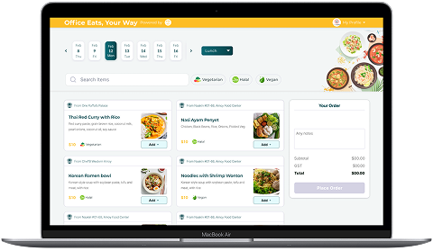 Personalized Portal | Bento Delivery Singapore | WhyQ