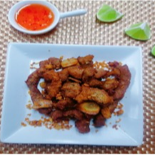 Deep Fried Garlic with Chicken / Pork