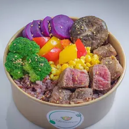 Beef with Brown rice