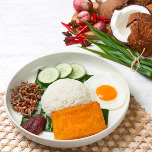 Fish Fillet Nasi Lemak