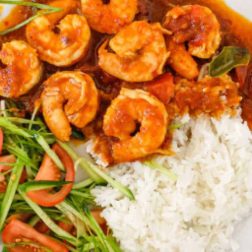 Sambal Prawn Rice
