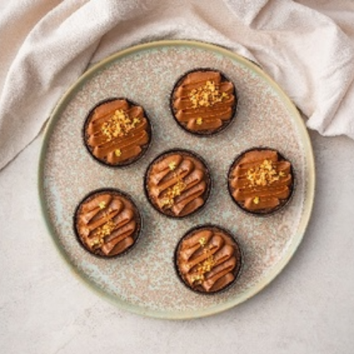 Mini Hazelnut Praline Tart (10 pieces)