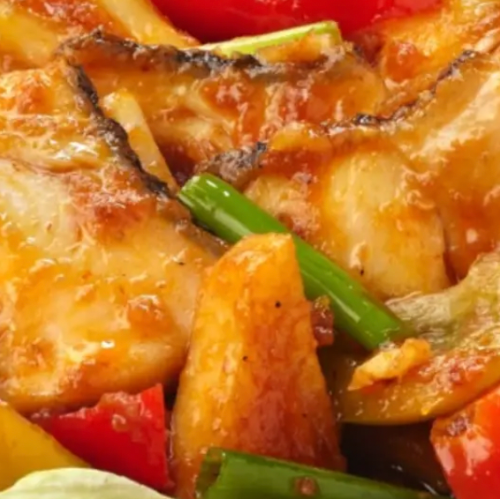 Sambal Sliced Fish Rice