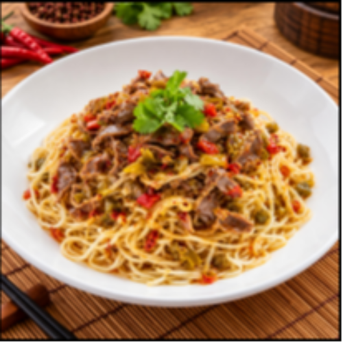 Sichuan Chicken Gizzard Noodles
