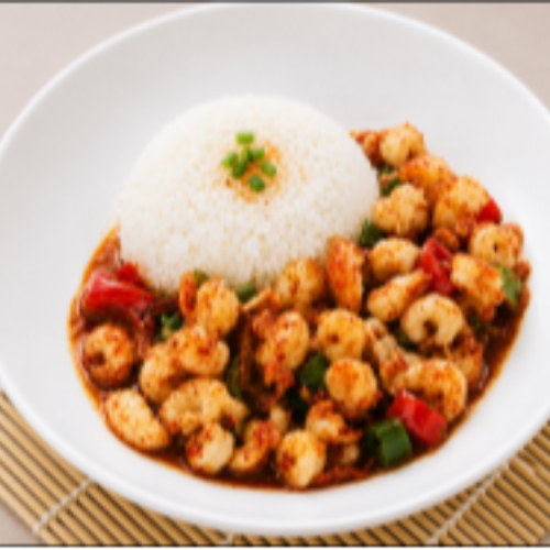Spicy Crayfish Rice Bowl