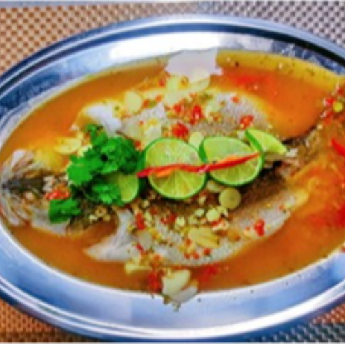 Steam Fish with Superior Soya Sauce