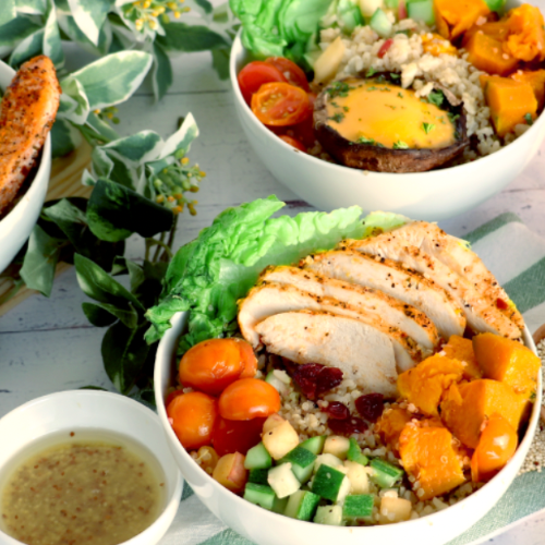 Portobello Mushroom Cheese w/ Organic Quinoa & Basmati Rice [VEG] (Nature's Nutrition - Far East Square)