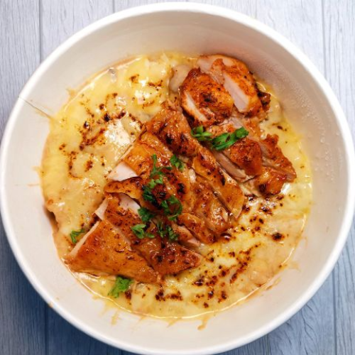 Chicken Baked Cheesy Risotto