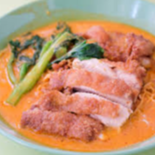 Curry Fried Chicken Cutlet Noodles