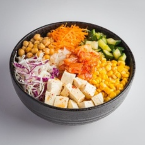 Kimchi Tofu Bibimbap