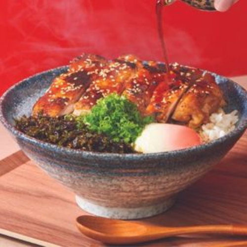 Grilled Miso Chicken Don w Sous Vide Egg