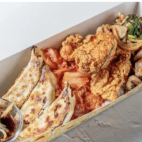 Teriyaki Chicken and Kaarage Combo X 3 Original Gyozas