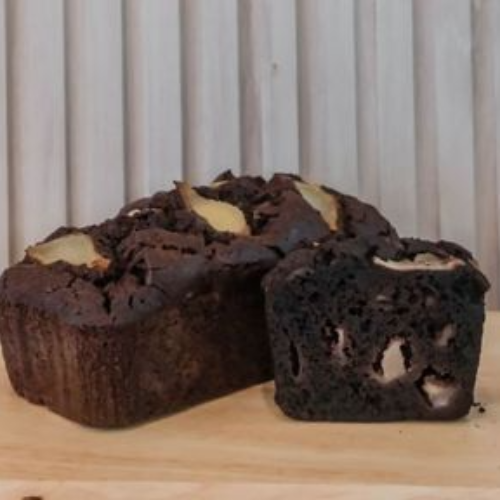 Vegan Chocolate Pear Teacake 1 Loaf (5 Pieces)