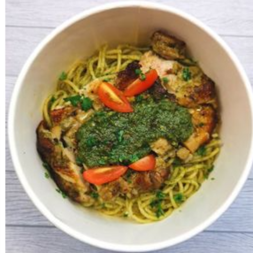 Coriander Chicken Pasta