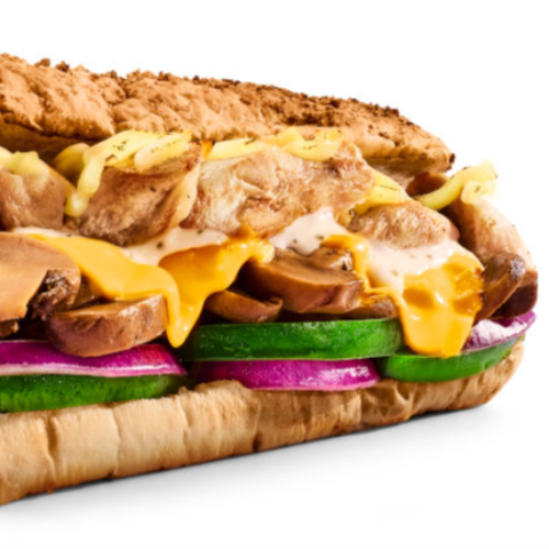 Chicken & Mushroom Melt (6inch Sub)