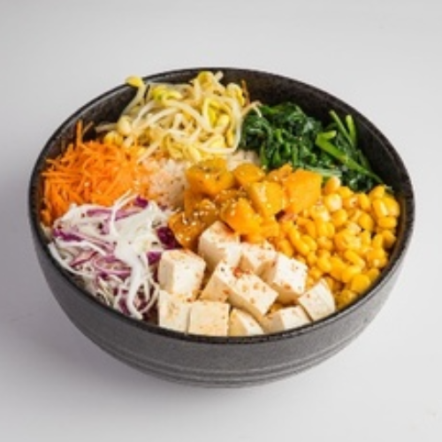 Pumpkin Tofu Bibimbap