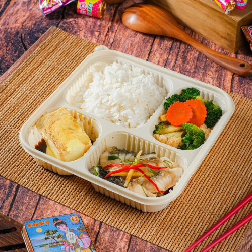 HK-Style Steamed Fish Bento