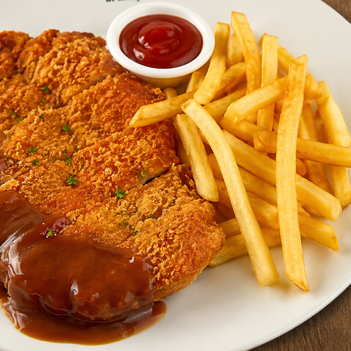 Chicken Cutlet w/ Fries 