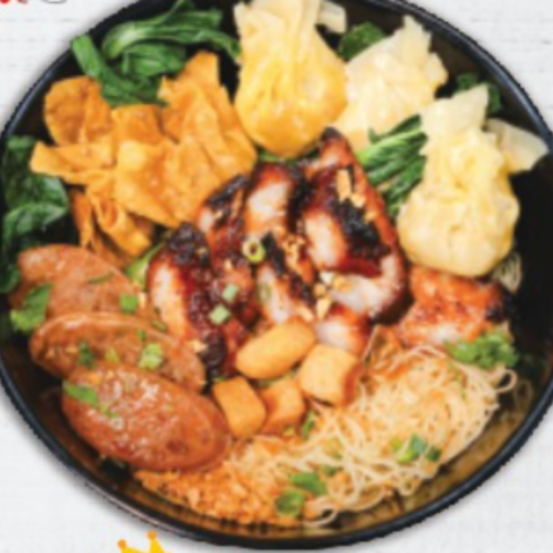 Signature Thai Style Char Siew Wanton Mee [Dry]