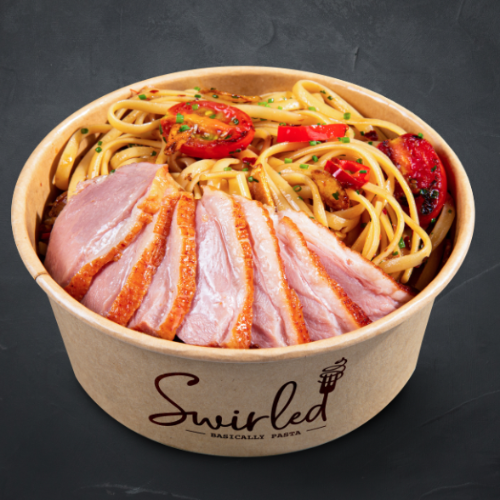 Smoked Duck Aglio Olio [Linguine]