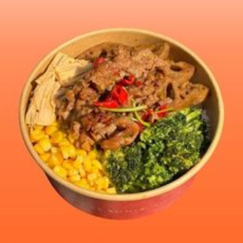 Hunan-style Stir-fried Beef Bowl