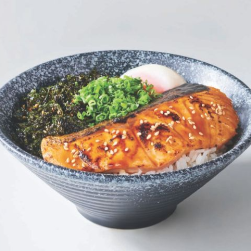 Miso Salmon Don w Sous Vide Egg