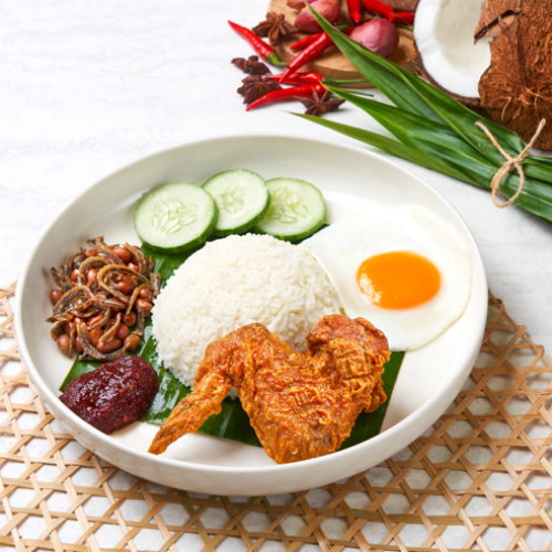 Chicken Wing Nasi Lemak