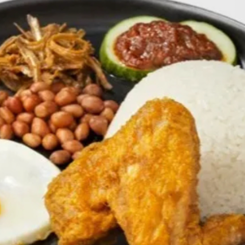 Double Chicken Wings Curry Rice (Nasi Lemak Ayam Taliwang #01-71 - LPS)