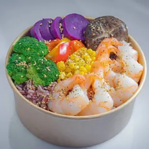Prawn with Brrown rice