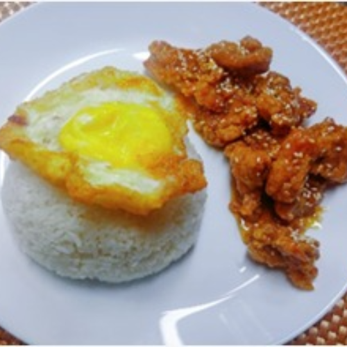 Honey Chicken with Rice