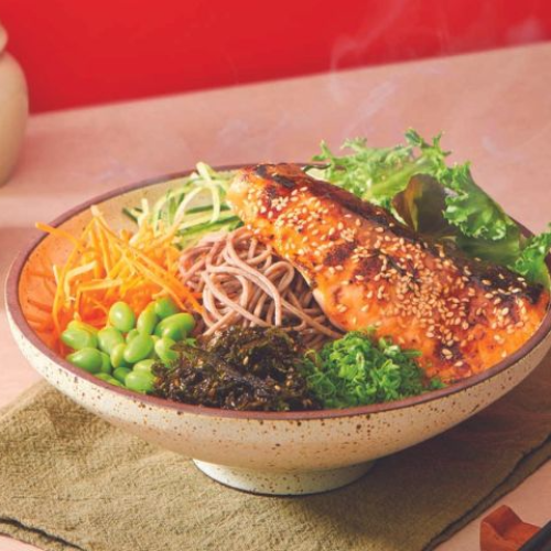 Miso Salmon Soba