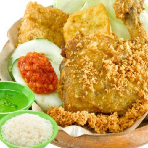 Nasi Ayam Penyet