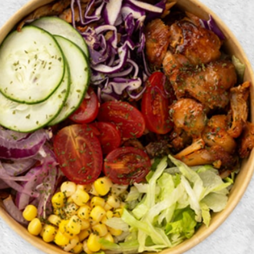 Salad Bowl [Chicken] (Kebab King - Oxley Tower)
