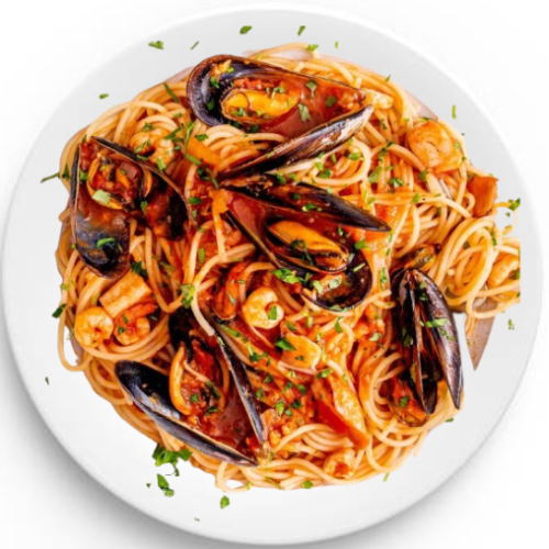 Mixed Seafood Tomato Pasta (Chef B Western Delight #01-38 - Amoy FC)