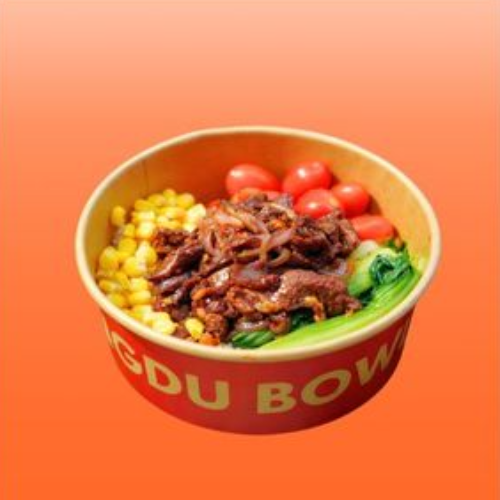 Cumin Beef with Mushrooms Bowl