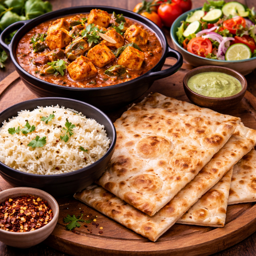Paneer Tikka Masala Naan Set