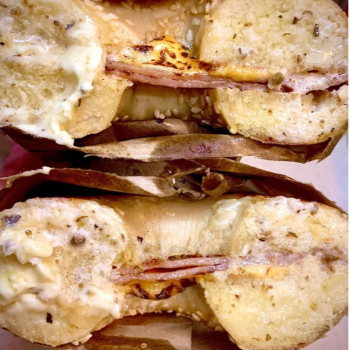 Lindsay Lo-Ham Sesame Bagel