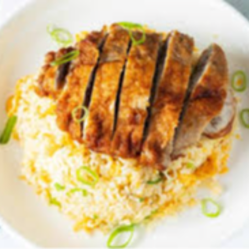 排骨炒饭—Pork Chop Egg Fried Rice