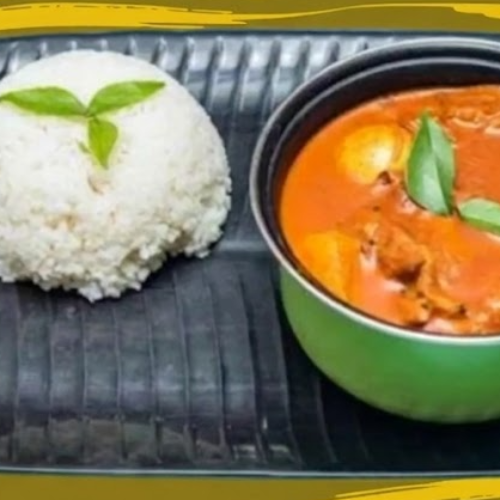 Midas Touch Chicken Curry with rice set