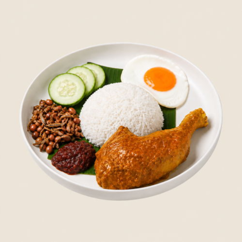 Nasi Lemak Curry Chicken