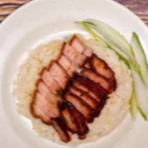 Chicken, Char Siew & Roasted Pork Rice