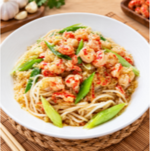 Garlic Crayfish Noodles