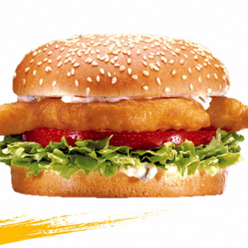 Carl's Catch Fish Burger + Side