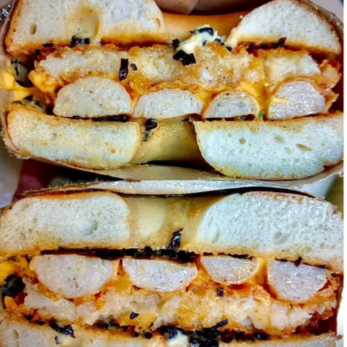 Chris Brown Sesame Bagel